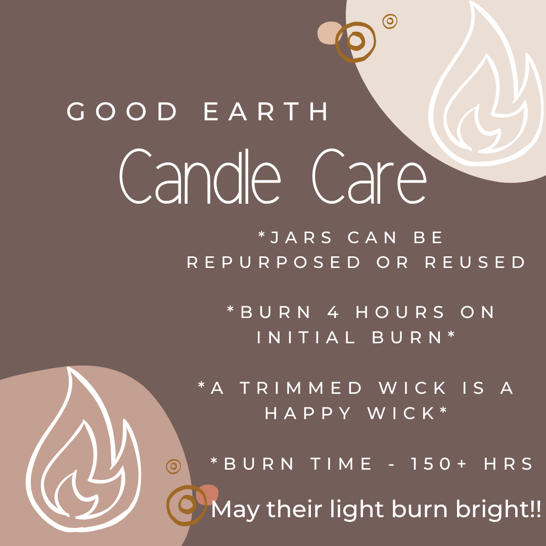 Soy Candle Care graphic