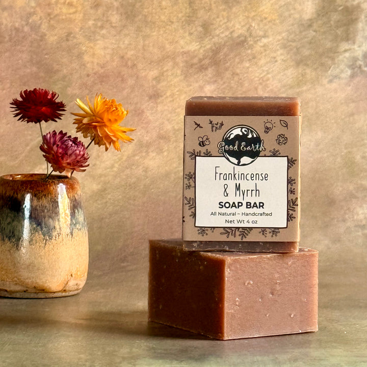 Frankincense and Myrrh handmade soap bar