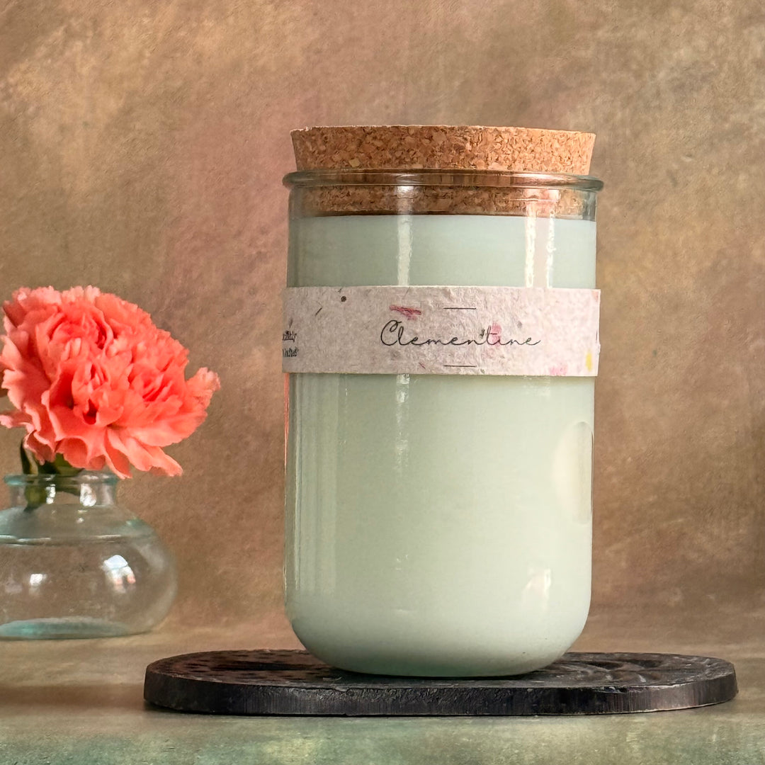 clementine soy candle