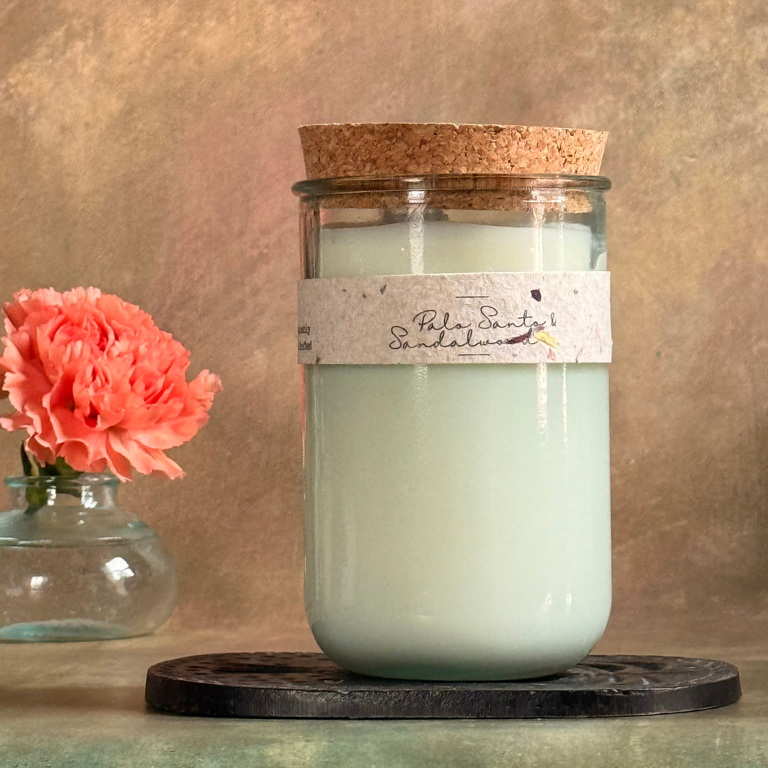 Palo Santo and Sandalwood Soy Candle