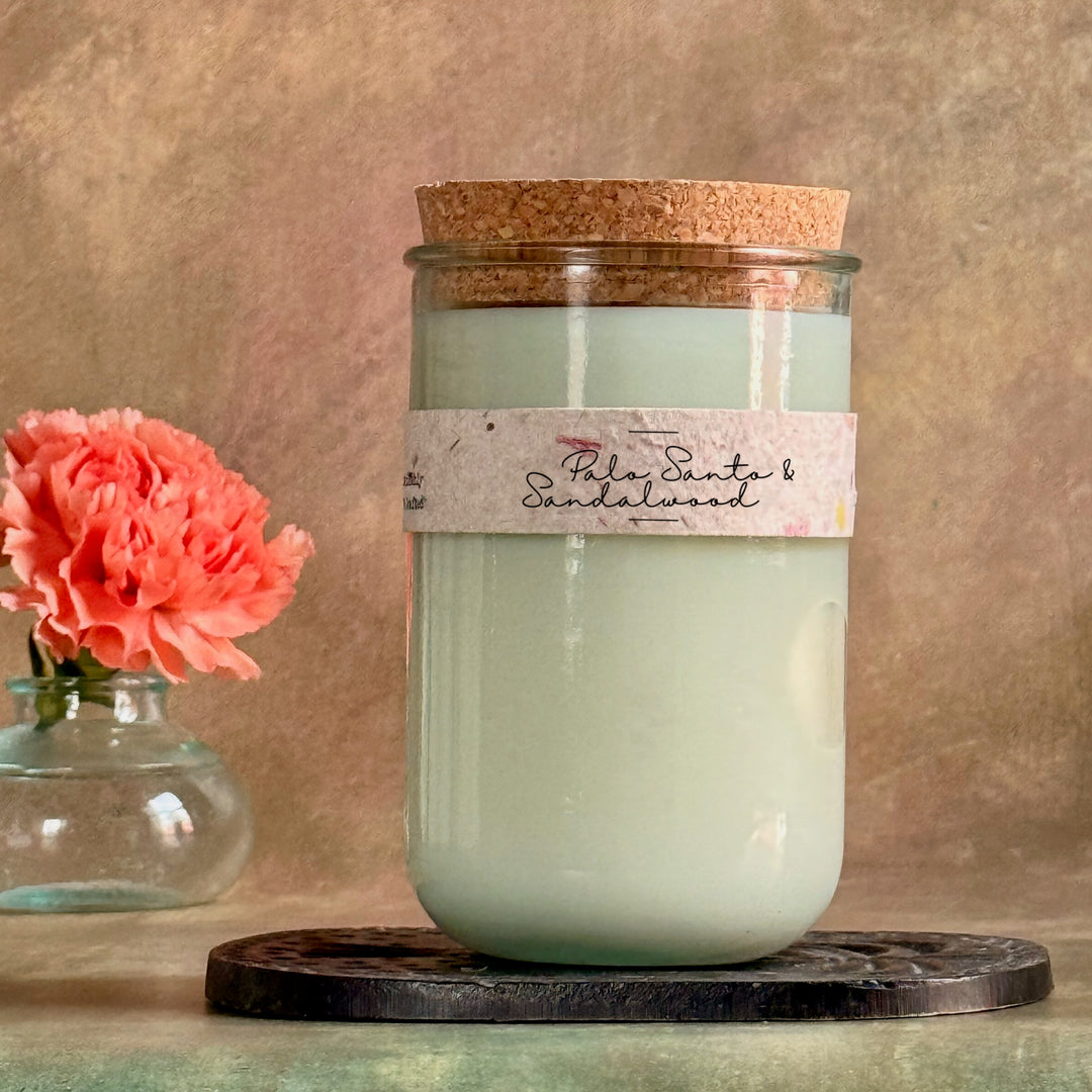 Palo Santo and Sandalwood Soy Candle