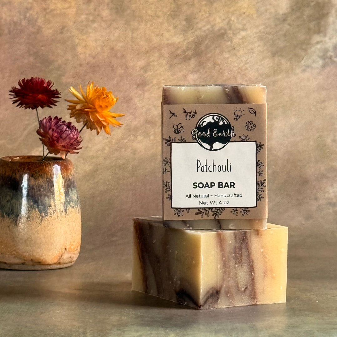 Handmade patchouli soap bar